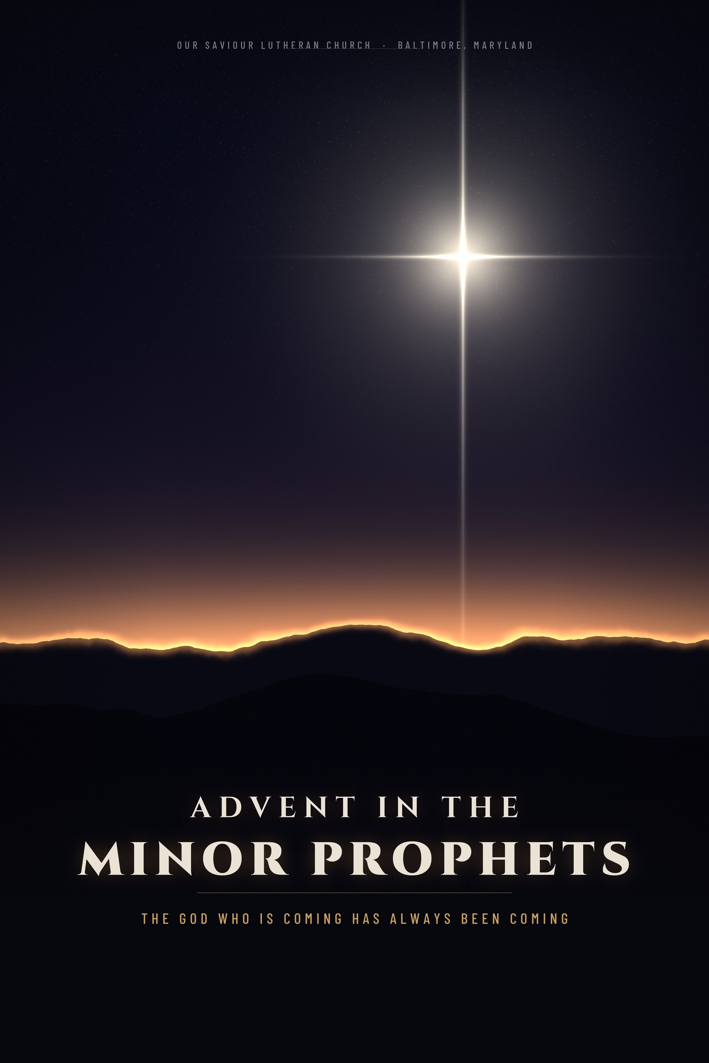 Advent in the Minor Prophets poster