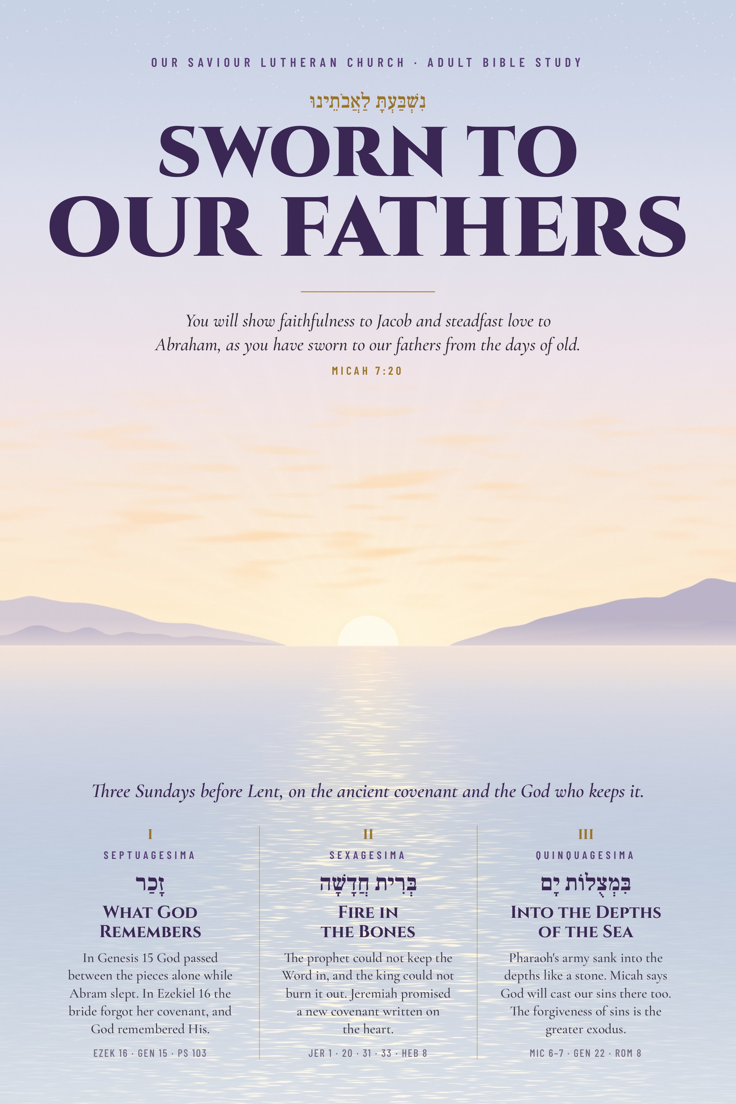 Sworn to Our Fathers poster
